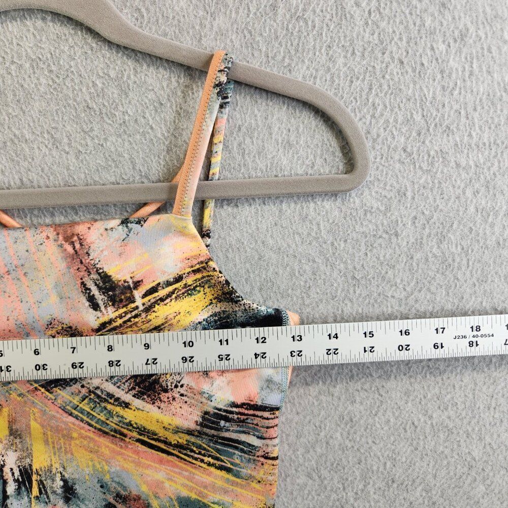 Athleta Girl Sports Bra Girls 12 Simone Biles Brushstroke Tank Because I Can - Picture 11 of 14